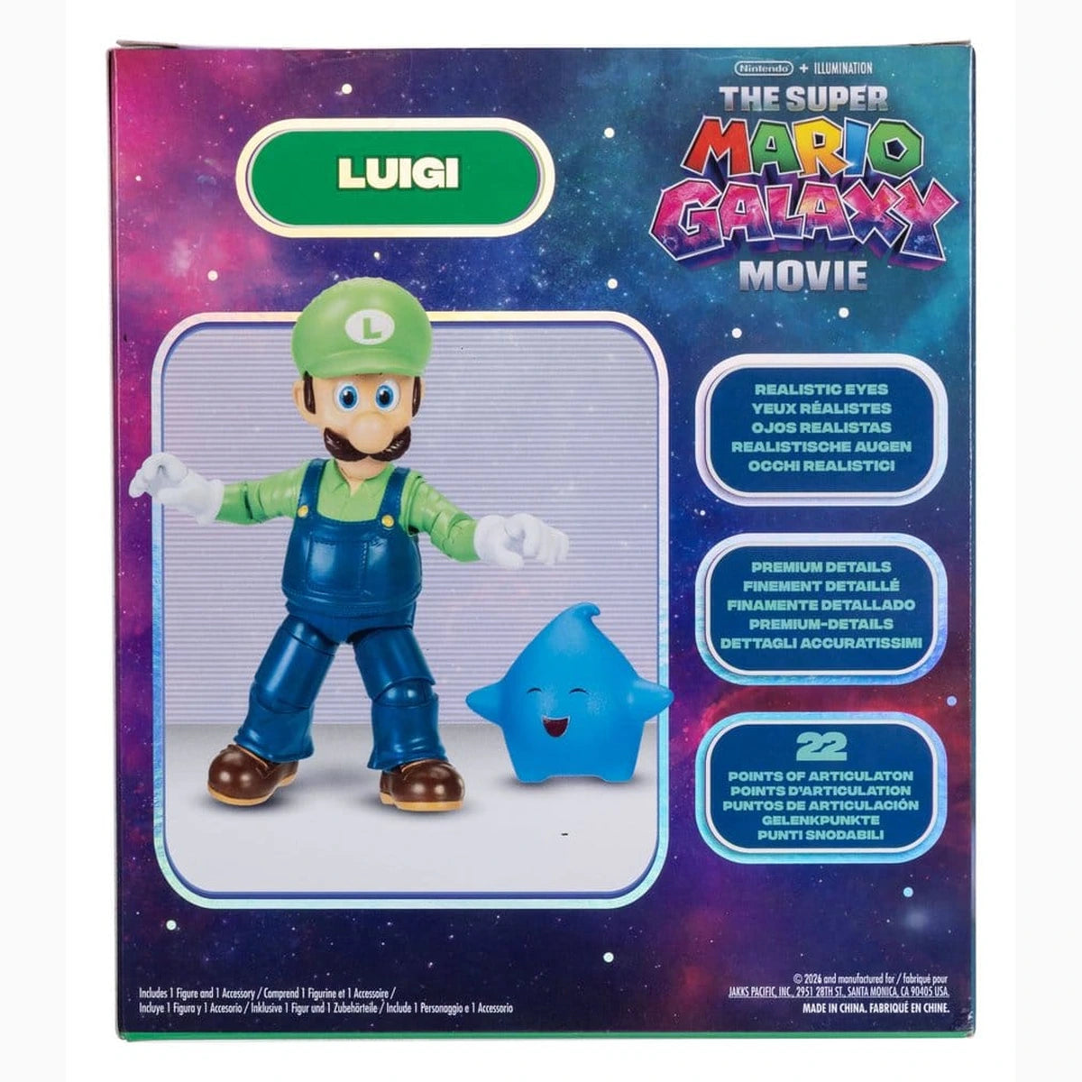 Super Mario Galaxy, le film figurine Luigi 13 cm - Image 7
