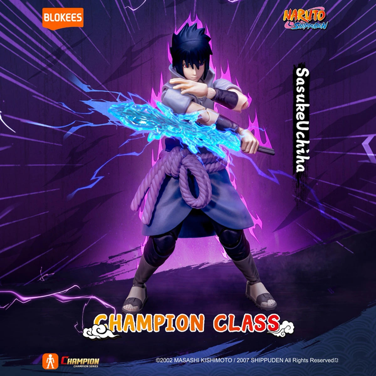 Naruto Blokees Shippuden Classic Class 04 Sasuke Uchiha - Image 2
