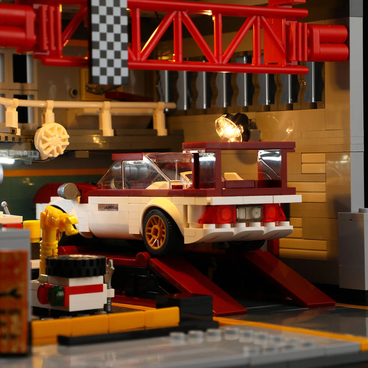 Lumibricks Street Fusion 19007 Street Mod Garage - Image 2