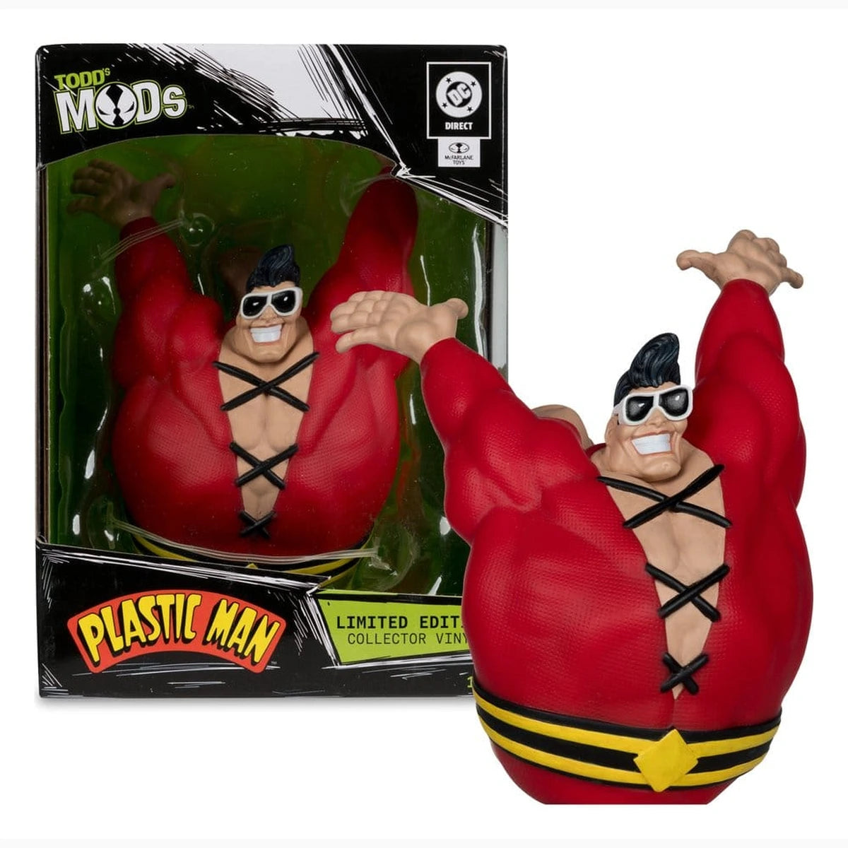 DC Direct Todd's Mods figurine vinyle Plastic Man 10 cm (Édition Limitée) - Image 5