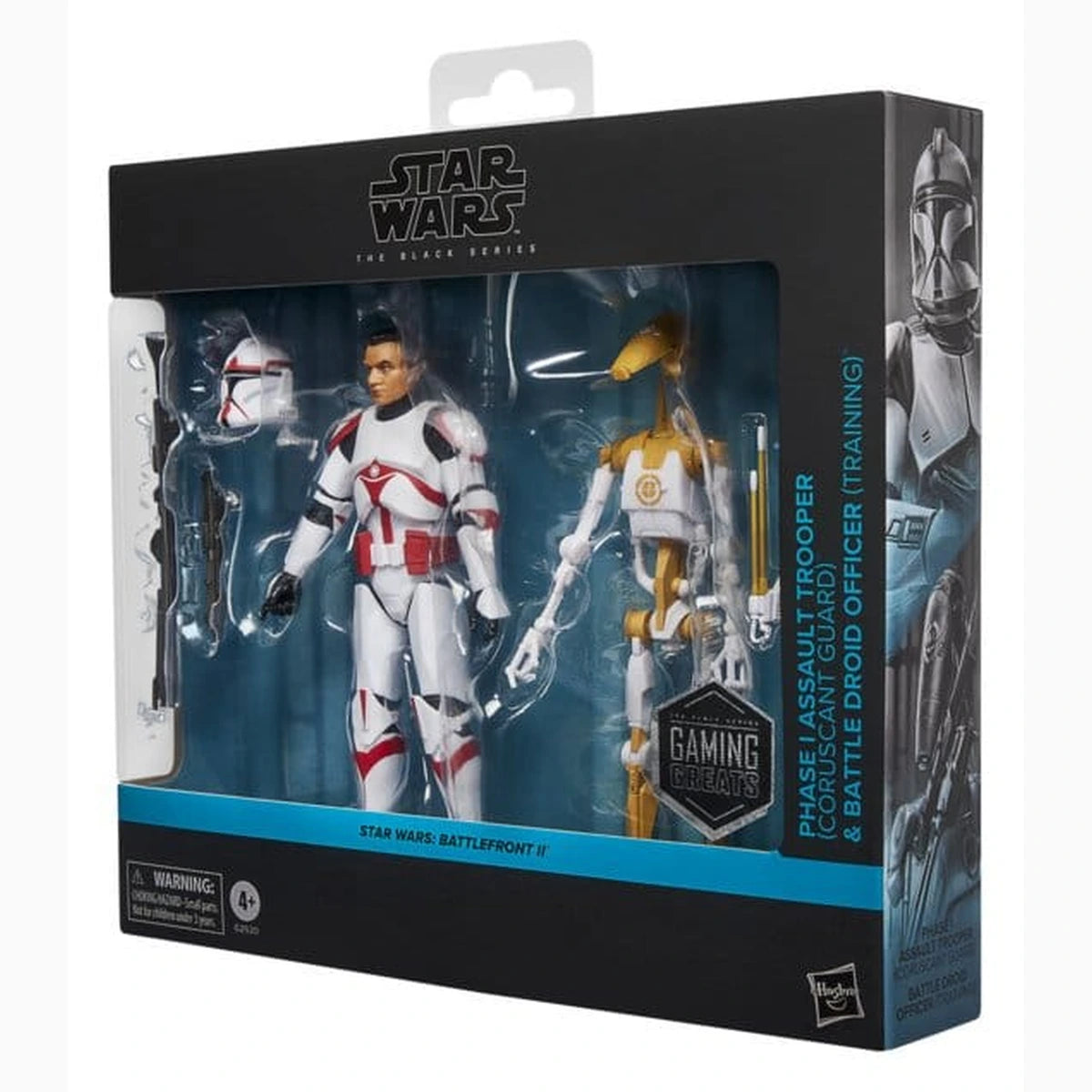Star Wars: Battlefront II Black Series pack 2 figurines Phase I Assault Trooper & Battle Droid Officer 15 cm - Image 6