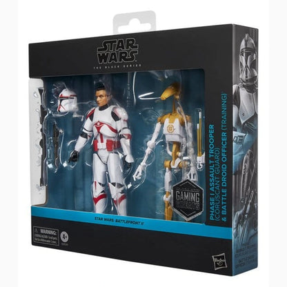 Star Wars: Battlefront II Black Series pack 2 figurines Phase I Assault Trooper & Battle Droid Officer 15 cm - Image 6