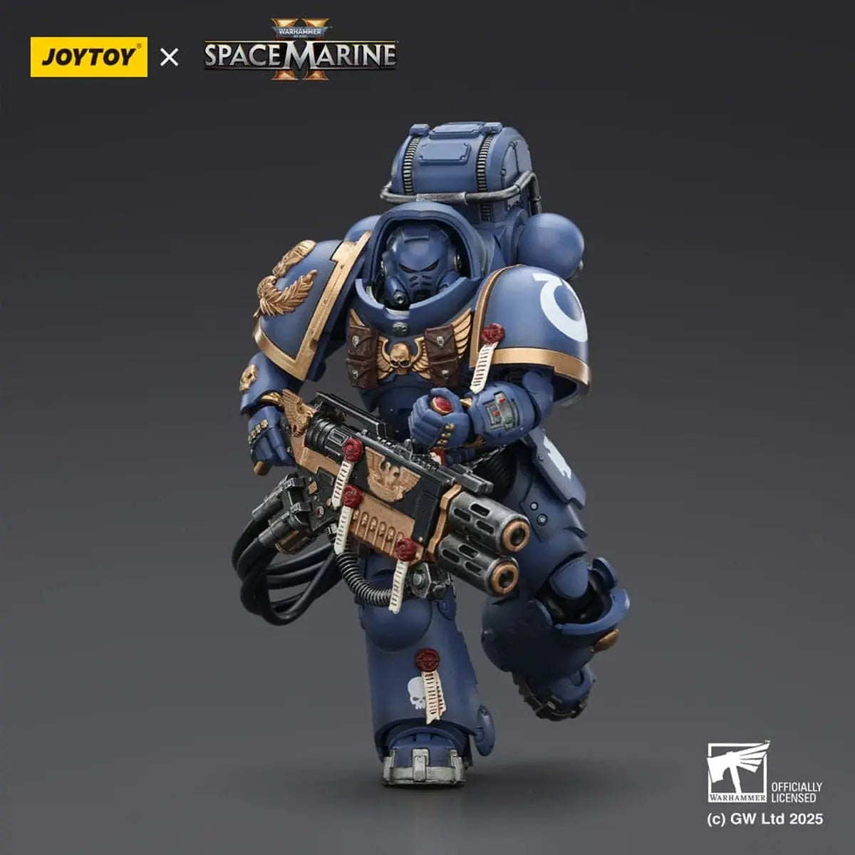 Warhammer 40,000: Space Marine 2 figurine Ultramarines Heavy Artificer Armor with Relic Multi-Melta 13 cm - Image 6