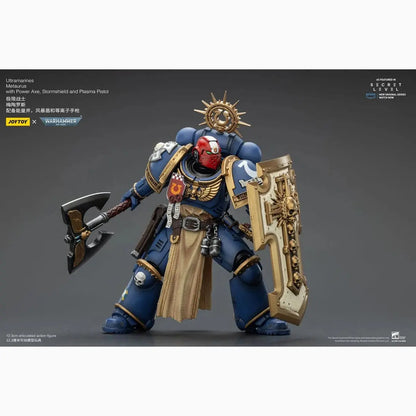 Warhammer 40,000 figurine Ultramarines Metaurus with Power Axe, Stormshield and Plasma Pistol 13 cm - Image 5