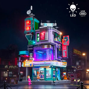 Lumibricks Cyberpunk Neoncity 17018 Neon Detective - Image 1