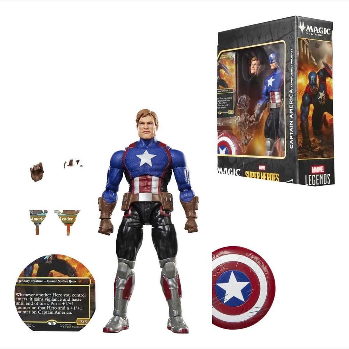 Magic The Gathering: Marvel Super Heroes Marvel Legends figurine Captain America (Avengers: Twilight) 15 cm - Image 4