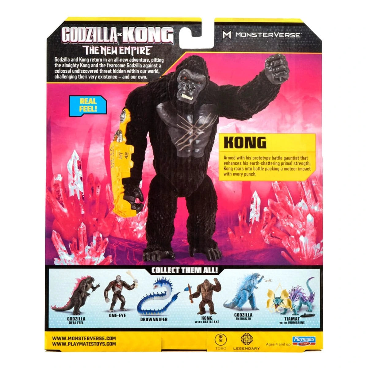 Godzilla x Kong: Le Nouvel Empire figurine Kong Real Feel 15 cm - Image 5