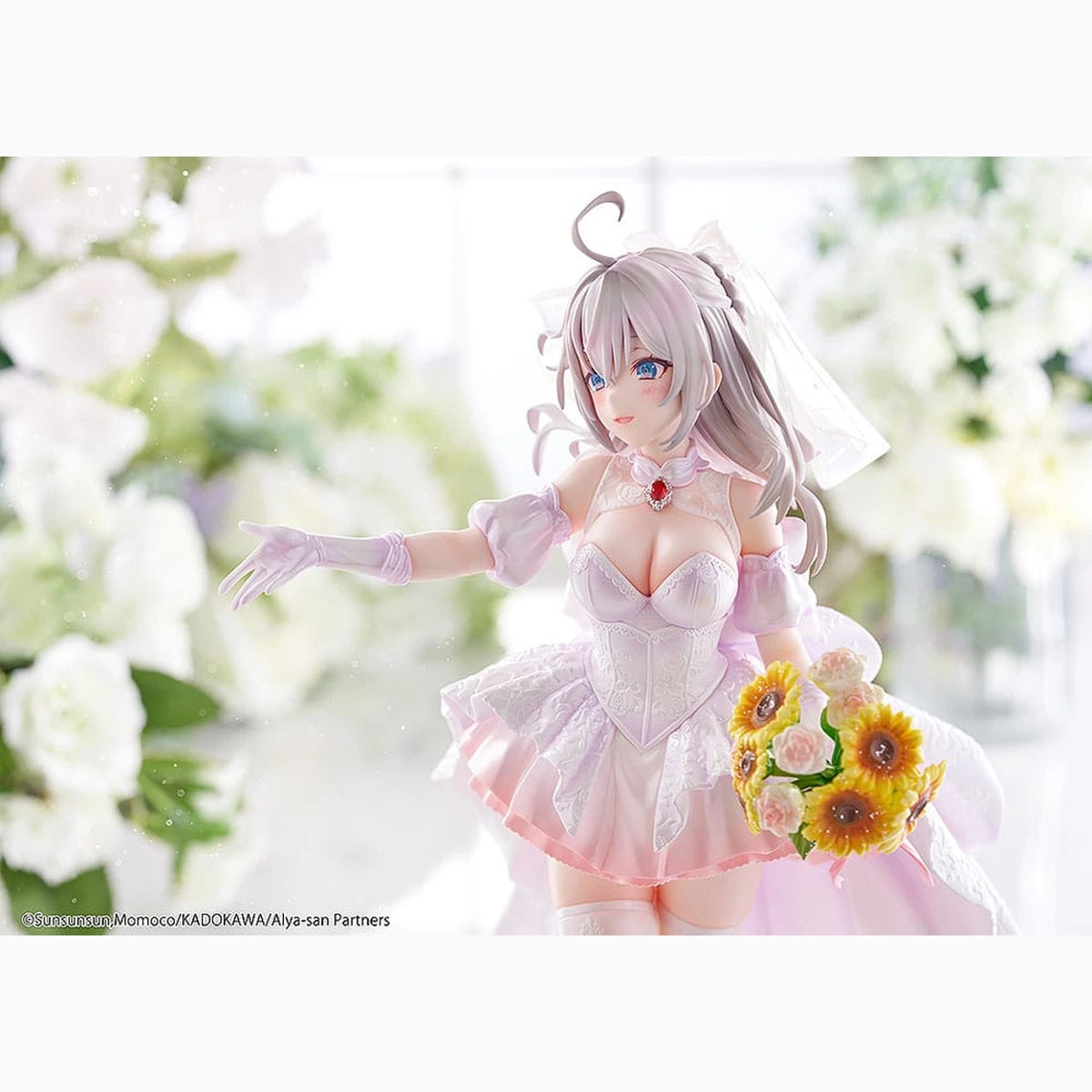 Alya Sometimes Hides Her Feelings in Russian statuette 1/7 Alisa Mikhailovna Kujou Wedding Dress Ver. 24 cm - Image 4