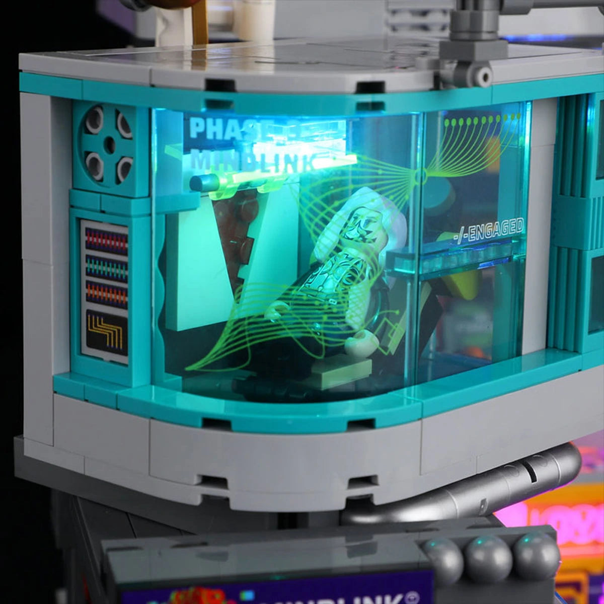 Lumibricks Cyberpunk Neoncity 17005 Game Stack - Image 2