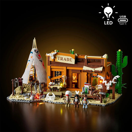Lumibricks The Old West 14018 Western Fur Trading Post - Image 1