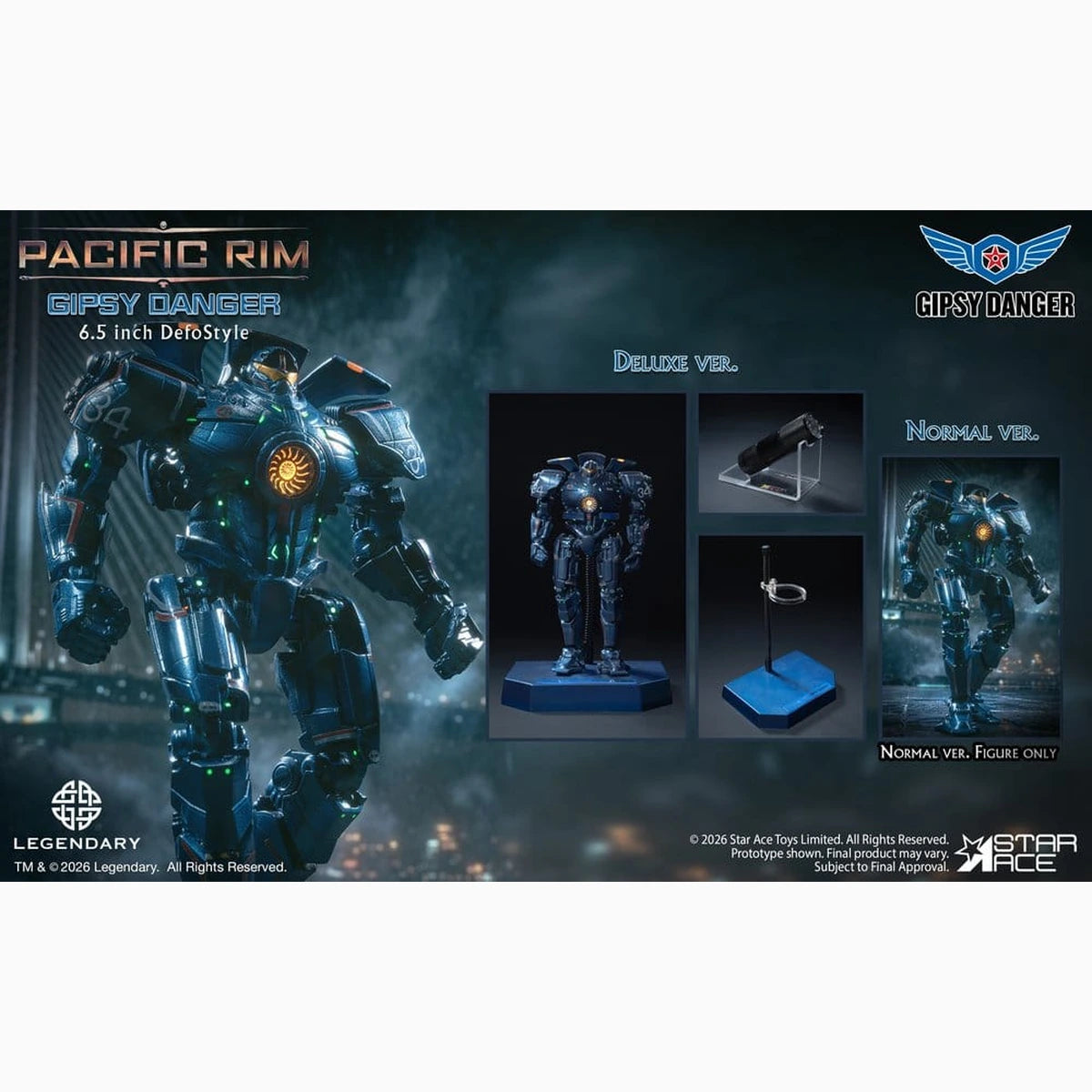 Pacific Rim DefoStyle Figurine pack de 2 Gipsy Danger &amp; Cherno Alpha DX 17 cm - Image 3