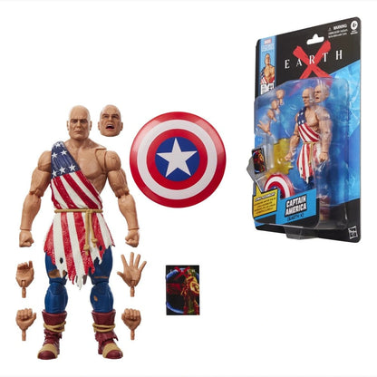 Earth X Marvel Legends figurine Captain America 15 cm - Image 3