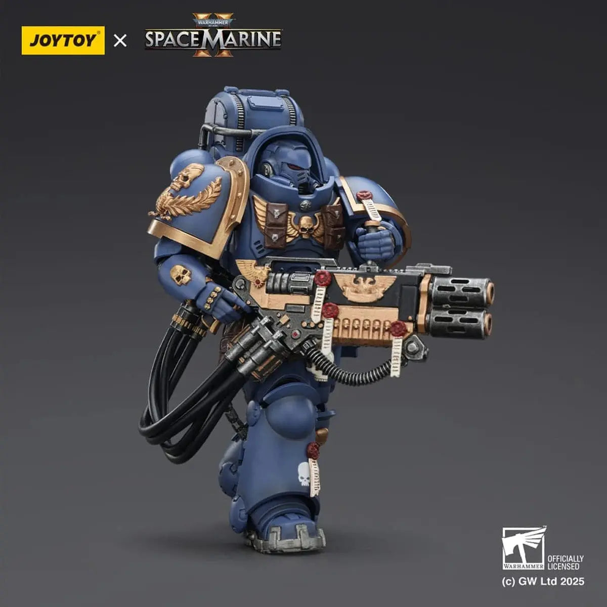 Warhammer 40,000: Space Marine 2 figurine Ultramarines Heavy Artificer Armor with Relic Multi-Melta 13 cm - Image 7