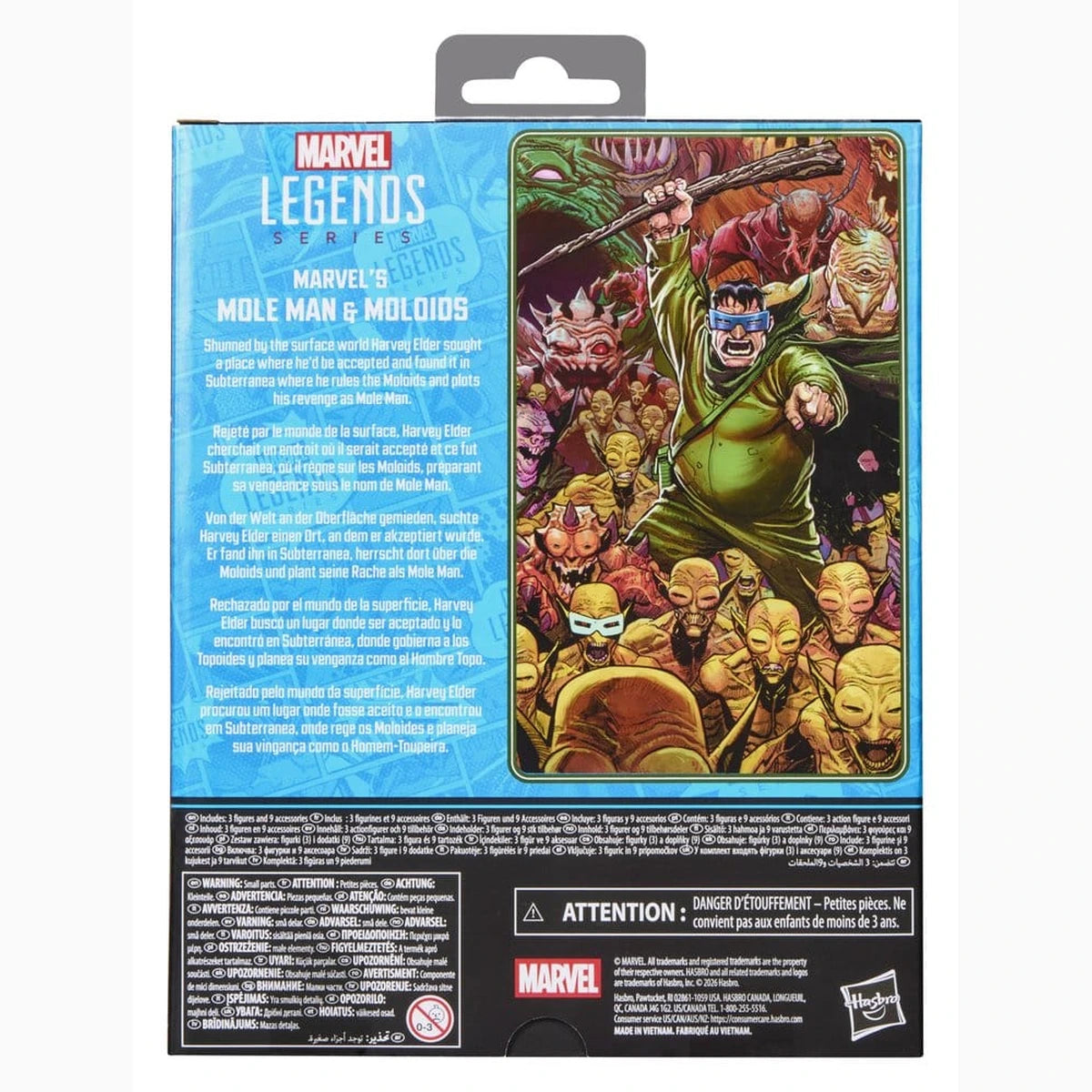 Fantastic Four Marvel Legends pack 3 figurines Marvel's Mole Man & Moloids 15 cm - Image 3