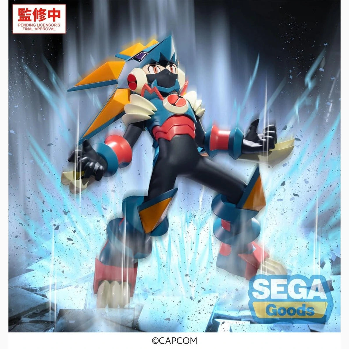 Mega Man Battle Network figurine PVC Luminasta Mega Man Gregar Beast 17 cm - Image 5