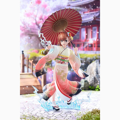 A Certain Scientific Railgun T statuette 1/7 Mikoto Misaka Furisode Kimono Ver. 28 cm - Image 3