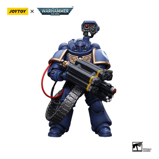 Warhammer 40k figurine 1/18 Ultramarines Desolation Marine with Castellan Launcher (Superfrag) 12 cm - Image 1