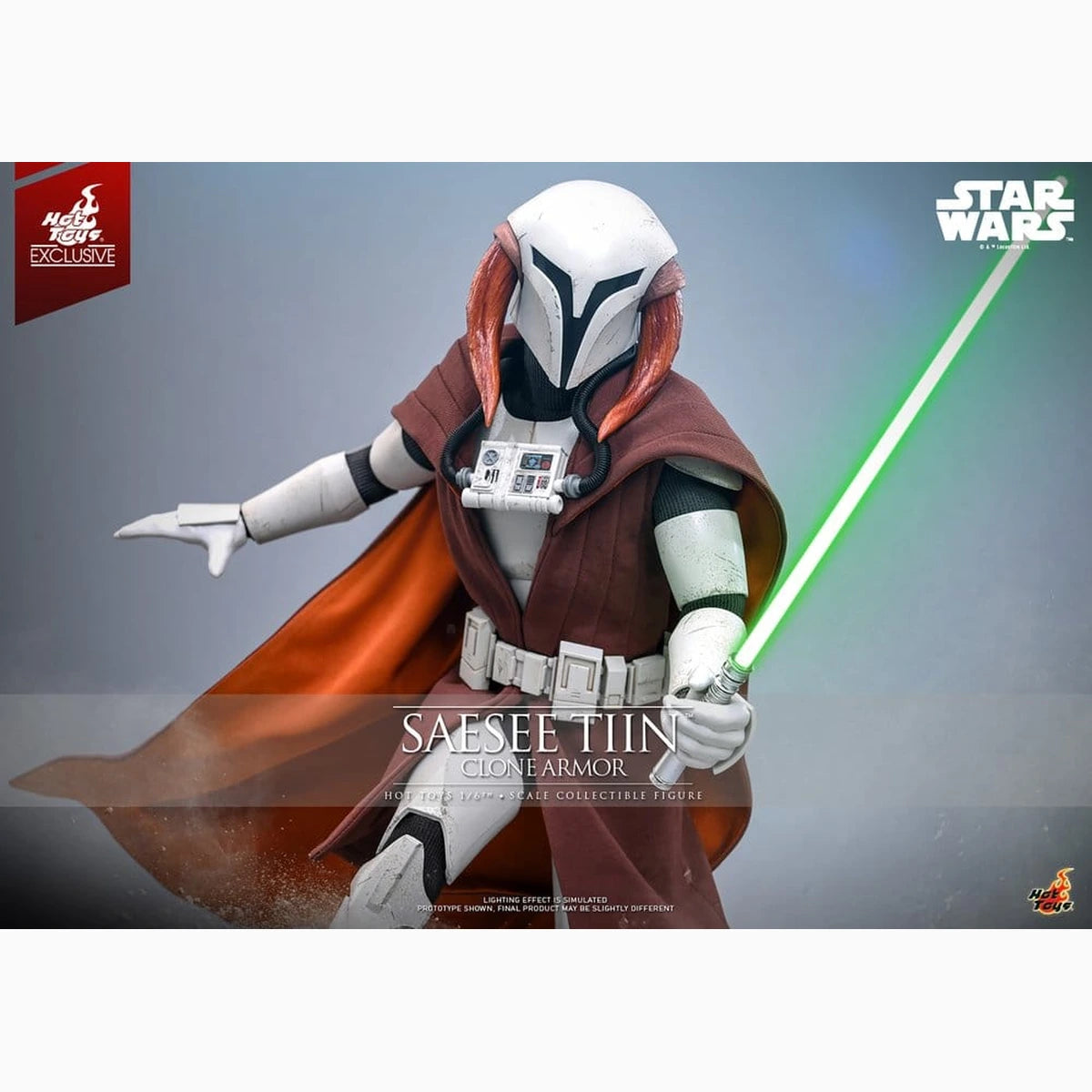 Star Wars: The Clone Wars Television Masterpiece figurine 1/6 Saesee Tiin (Clone Armor) (Hot Toys Exclusive) 32 cm - Image 3