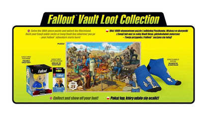Fallout coffret cadeau Fallout Vault Loot Collection (Puzzle, chaussettes, figurine et porte-clés) Good Loot