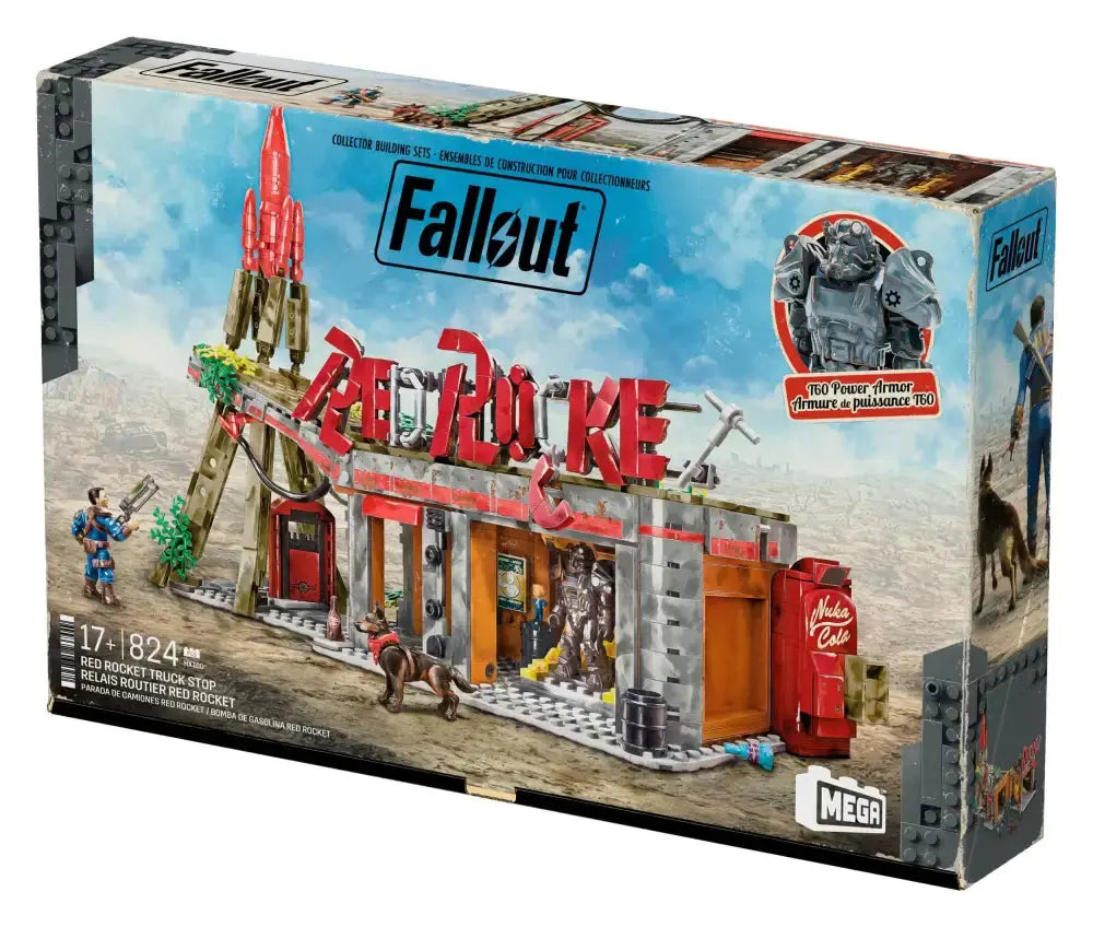 Fallout jeu de construction MEGA Red Rocket Truck Stop Mattel