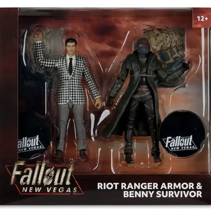 Fallout New Vegas Figurine pack Riot Ranger Armor & Benny Survivor 18cm McFarlane Toys