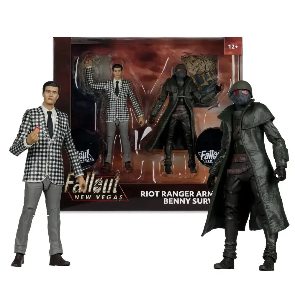 Fallout New Vegas Figurine pack Riot Ranger Armor & Benny Survivor 18cm McFarlane Toys