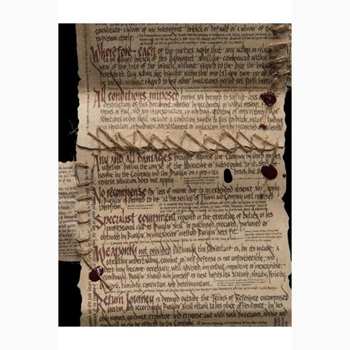 Le Hobbit réplique mini Contrat de Bilbon - Image 3