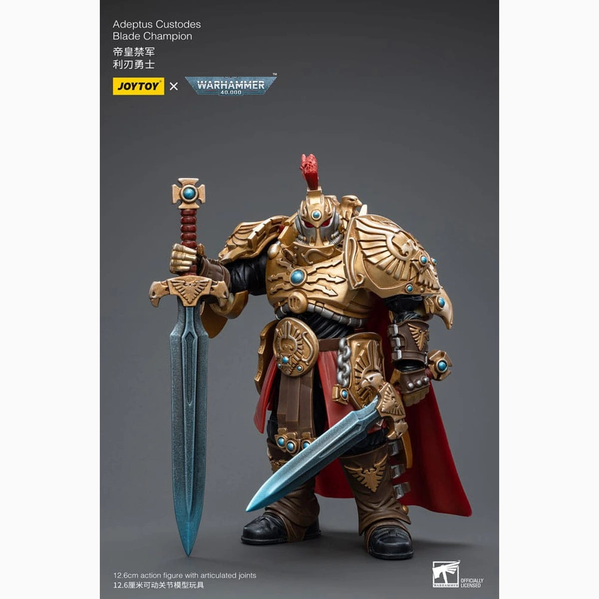 Warhammer 40k figurine 1/18 Adeptus Custodes Blade Champion 12 cm - Image 1