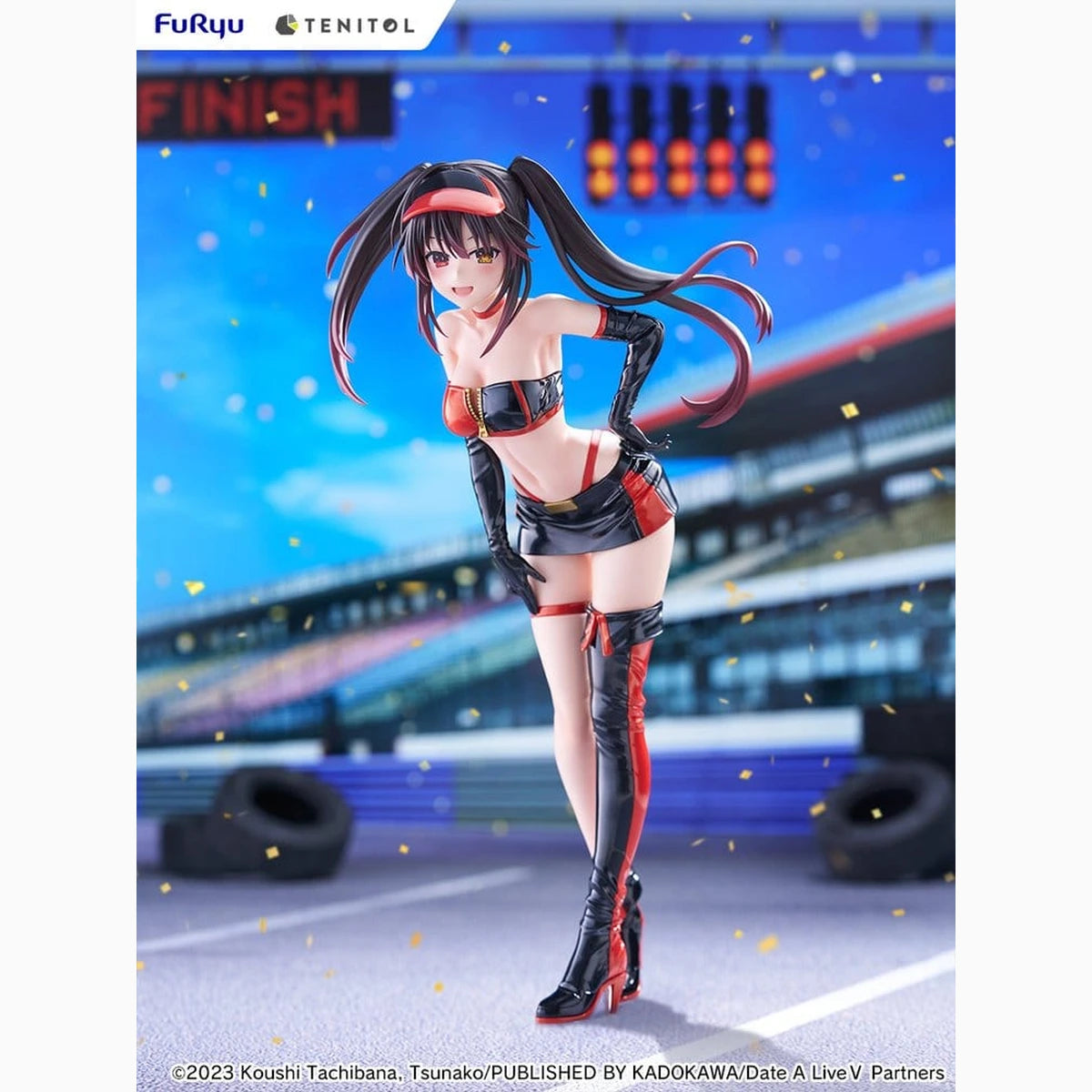 Date A Live V figurine PVC Tenitol Tall Kurumi Tokisaki Race Queen Ver. 29 cm - Image 3