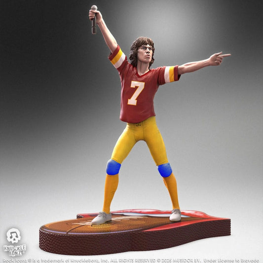 Rolling Stones statuette Rock Iconz Mick Jagger US Tour 1981 (Burgundy Jersey) 22 cm - Image 1
