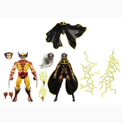 Marvel Legends pack 2 figurines Storm & Wolverine 15 cm - Image 2