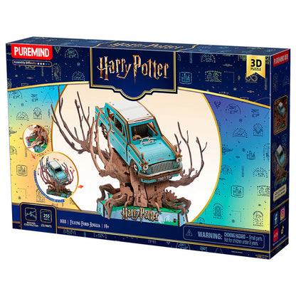 Harry Potter Puremind Wizarding Diorama Series Flying Ford Anglia - Image 3
