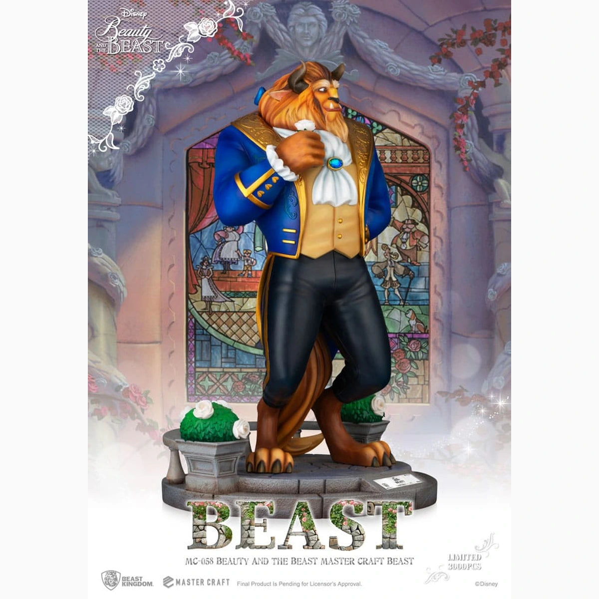 Disney statuette Master Craft La Belle et la Bête Beast 39 cm - Image 5