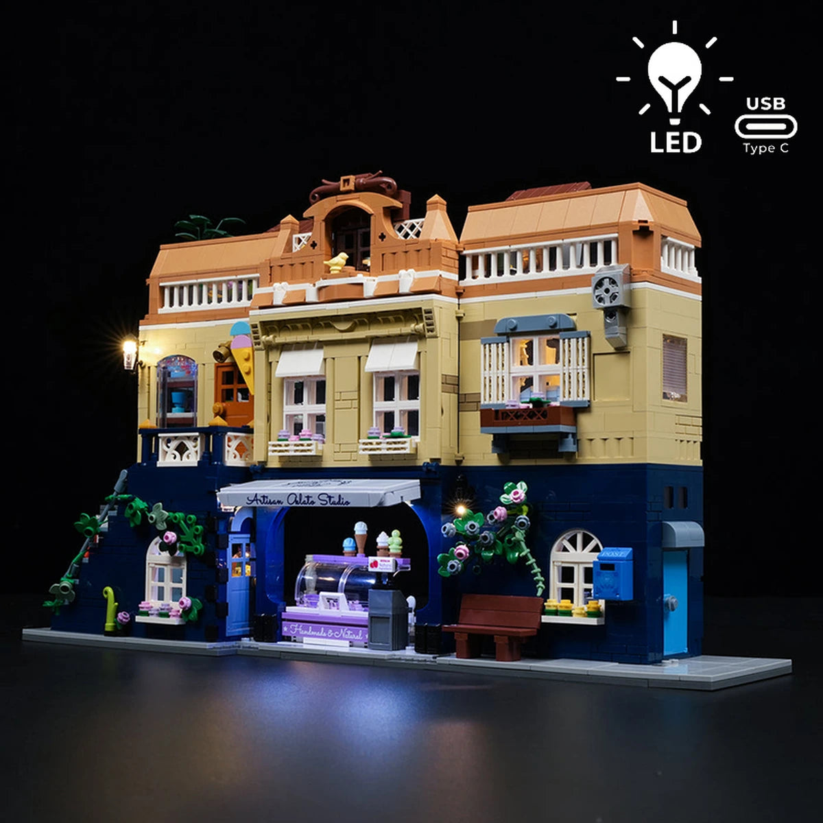 Lumibricks Town Life 15005 Gelato Store - Image 1