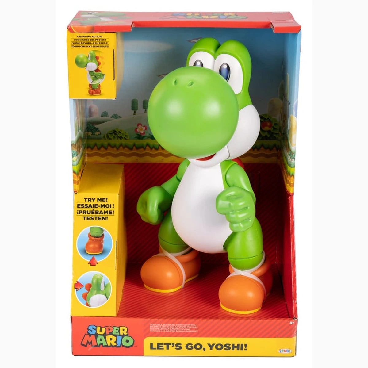 Super Mario figurine parlante Let's Go! Yoshi! 36 cm - Image 5
