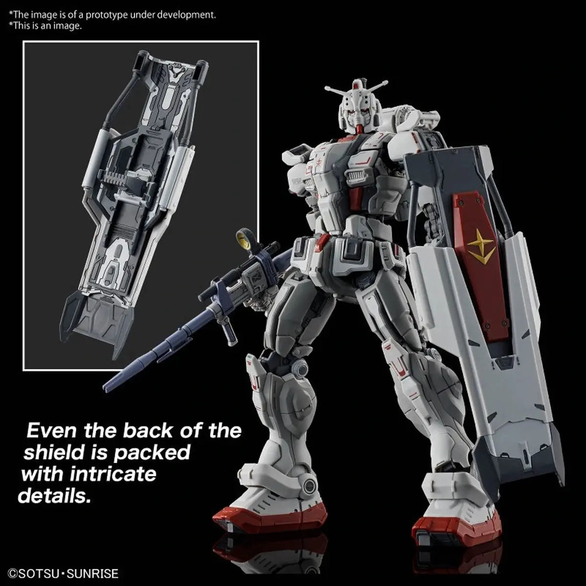 Gundam Gunpla HG 1/144 255 Gundam EX RFV - Image 2