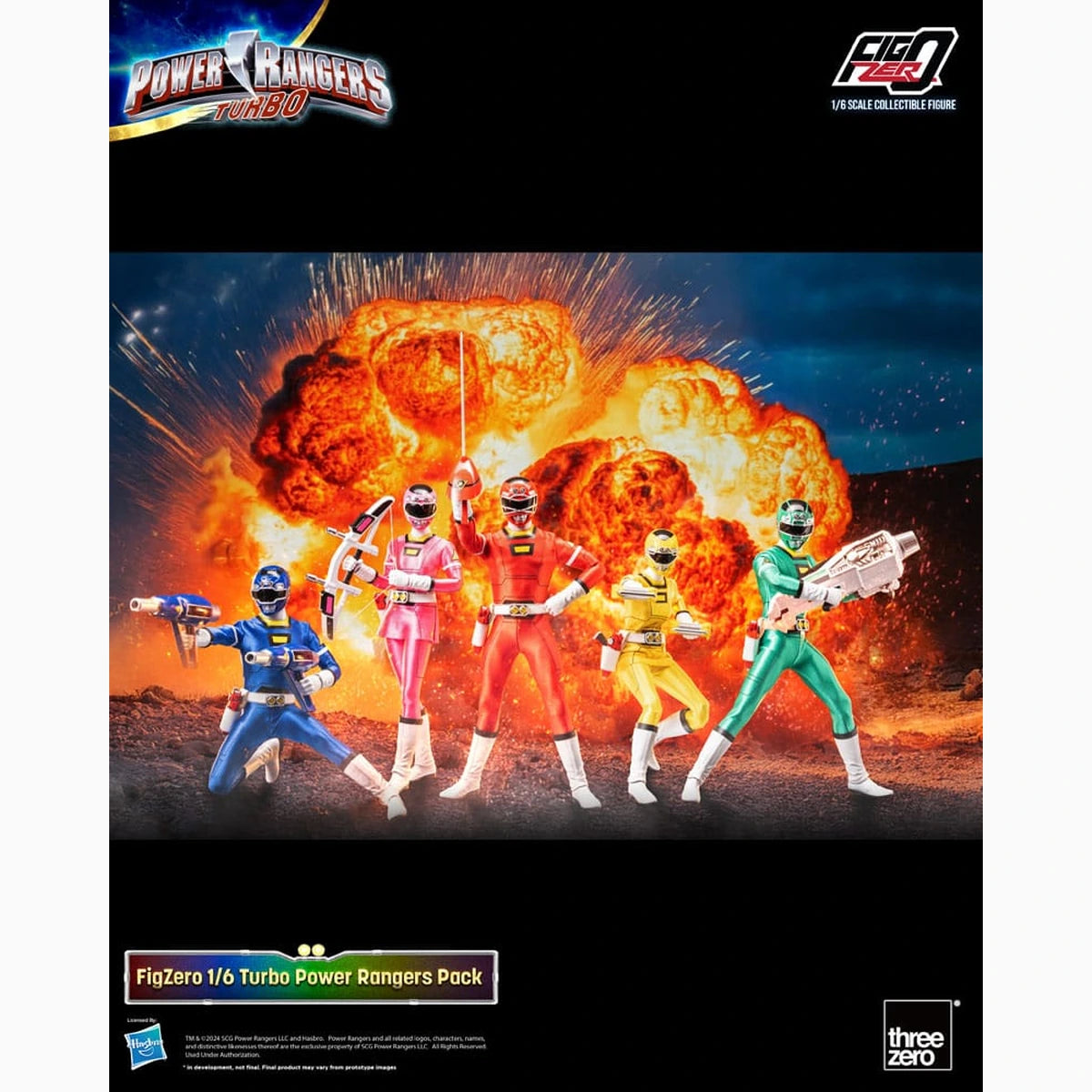 Power Rangers Turbo pack 5 figurines FigZero 1/6 Turbo Power Rangers 30 cm - Image 4
