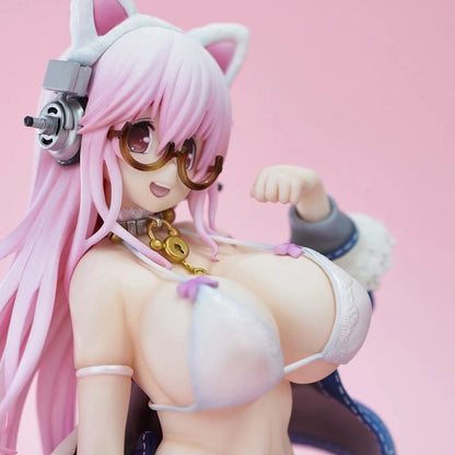 Super Sonico figurine PVC White Cat Ver. (Reissue) 27 cm - Image 5