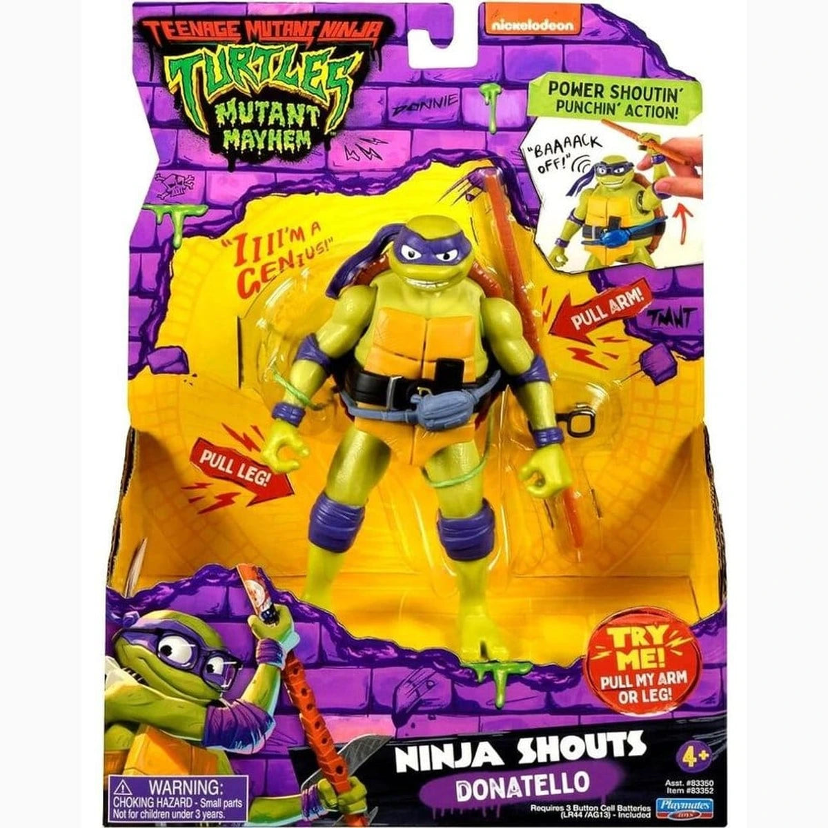 Ninja Turtles: Teenage Years Ninja Shouts figurine Donatello - Image 3