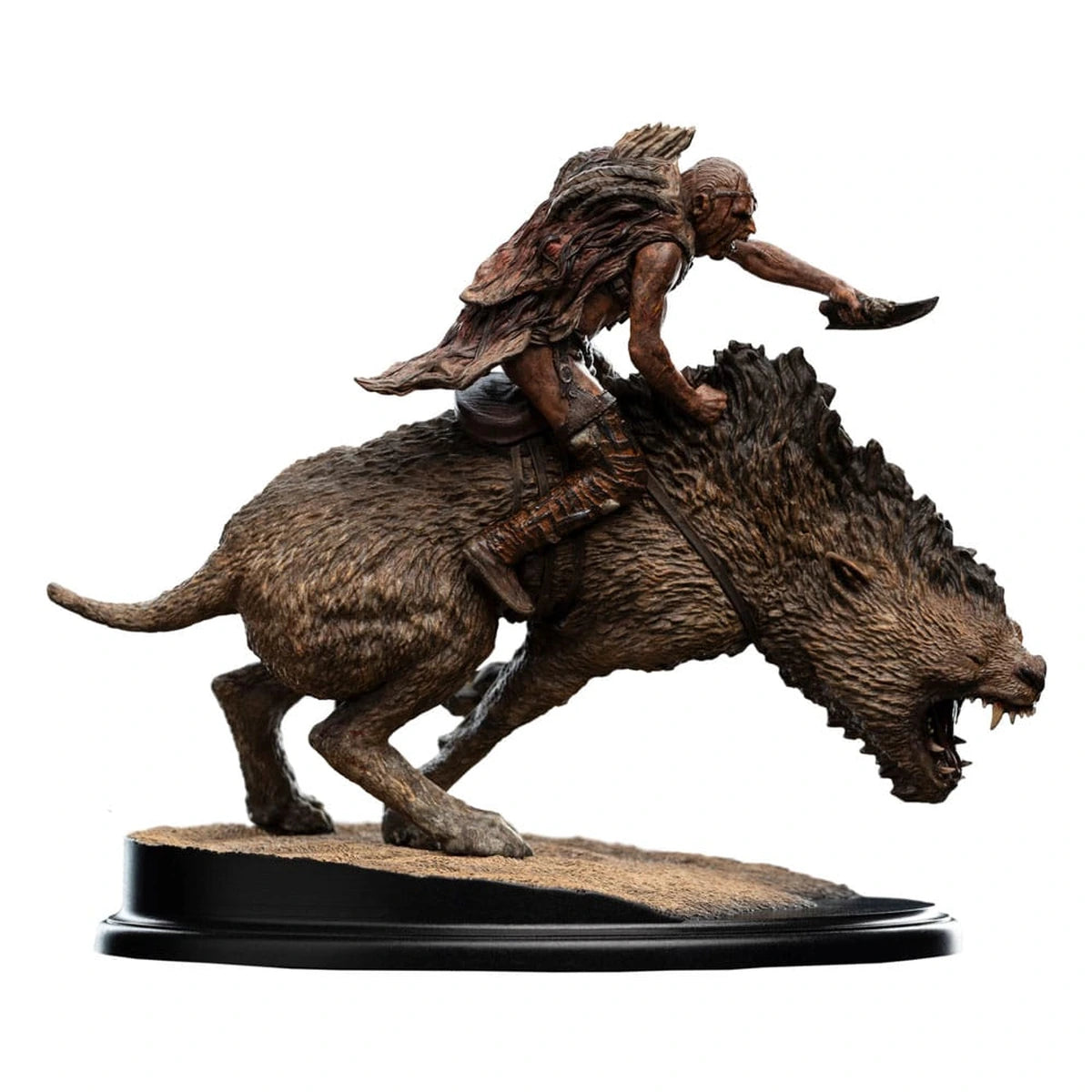 Le Seigneur des Anneaux statuette Sharkû on Warg 18 cm - Image 4