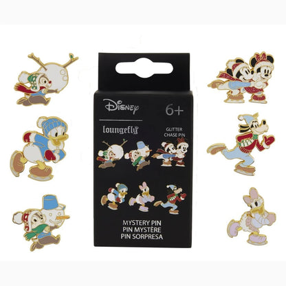 Mickey & Friends by Loungefly présentoir pin's émaillés Winter Activities Blind (12) - Image 1
