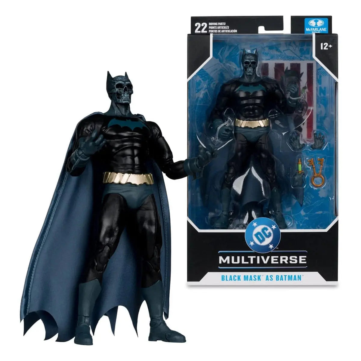 DC Multiverse figurine Black Mask as Batman (Beneath the Mask) 18 cm - Image 6