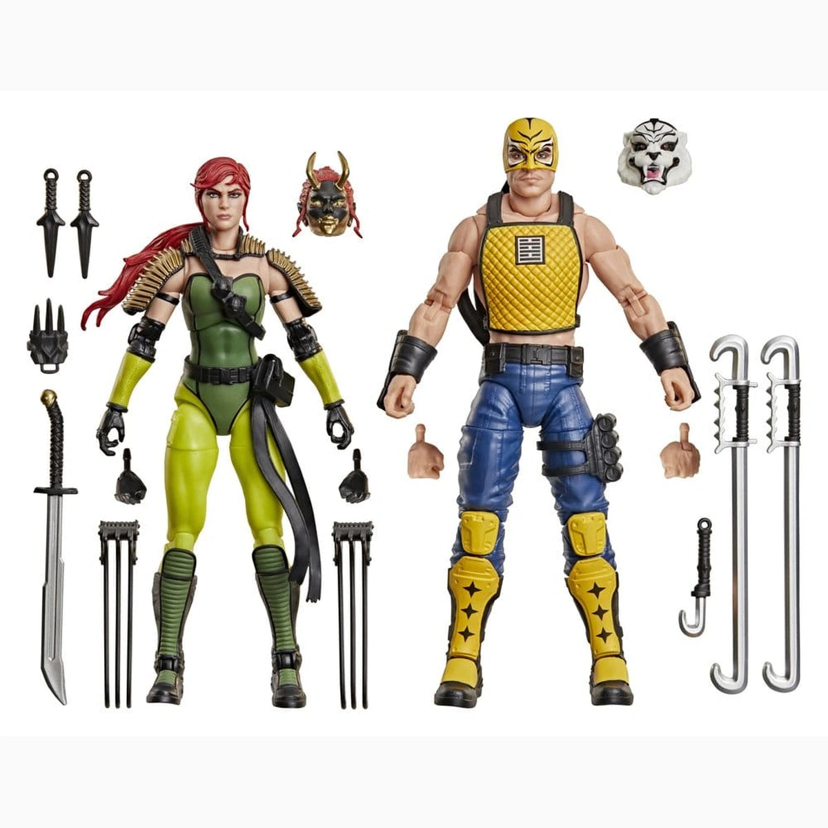 G.I. Joe Classified Series pack 2 figurines #212 Ninja Force Scarlett & T'Jbang 15 cm - Image 5