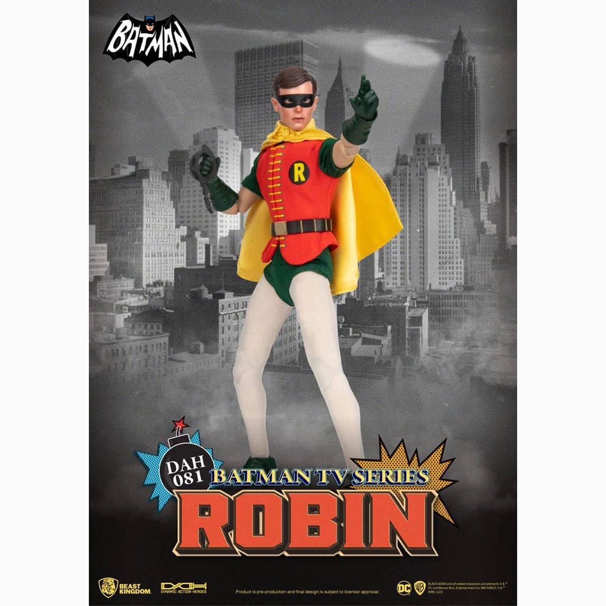 DC Comics figurine Dynamic Action Heroes 1/9 Batman TV Series Robin 24 cm - Image 1