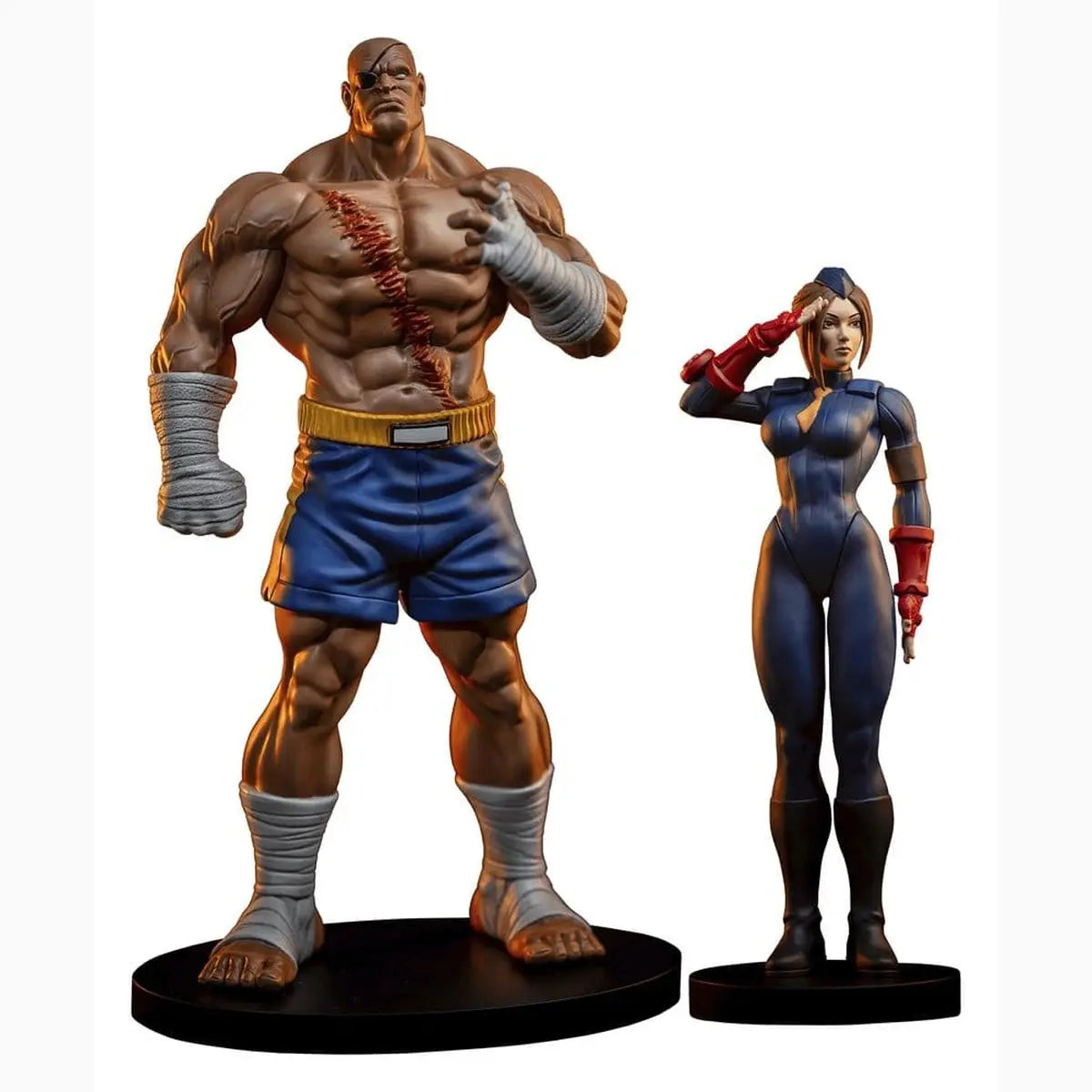 Street Fighter Street Jam statuettes 1/10 Sagat & Juli 24 cm - Image 3