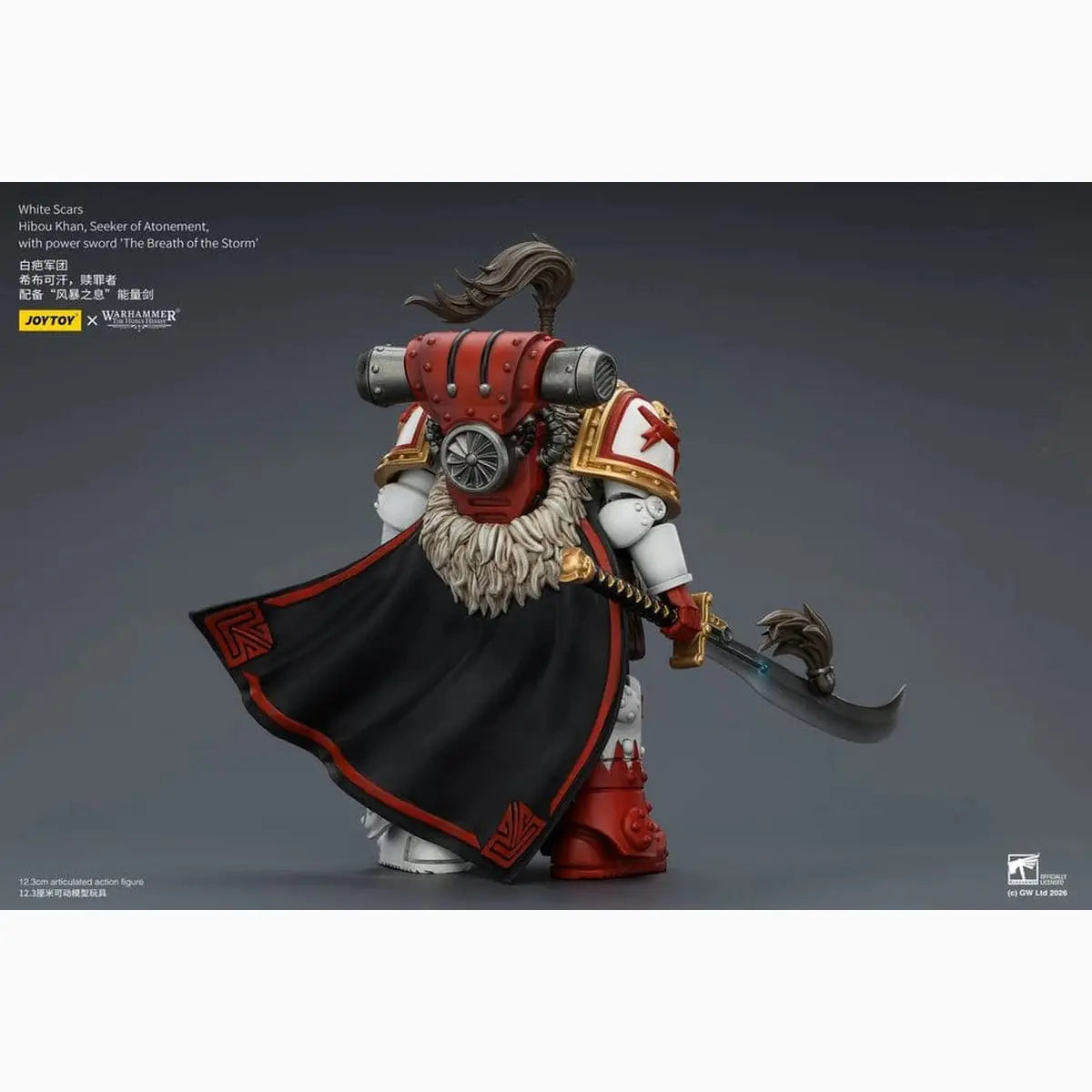 Warhammer The Horus Heresy figurine White Scars Hibou Khan, Seeker of Atonement 12 cm - Image 5