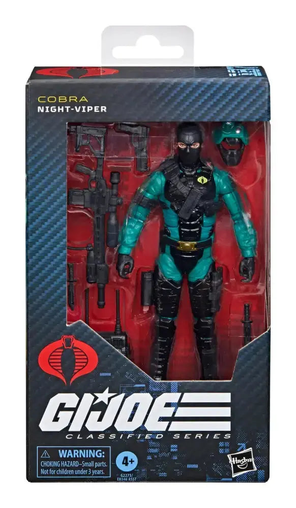 G.I. Joe Night-Viper Classified Series figurine 15cm Hasbro