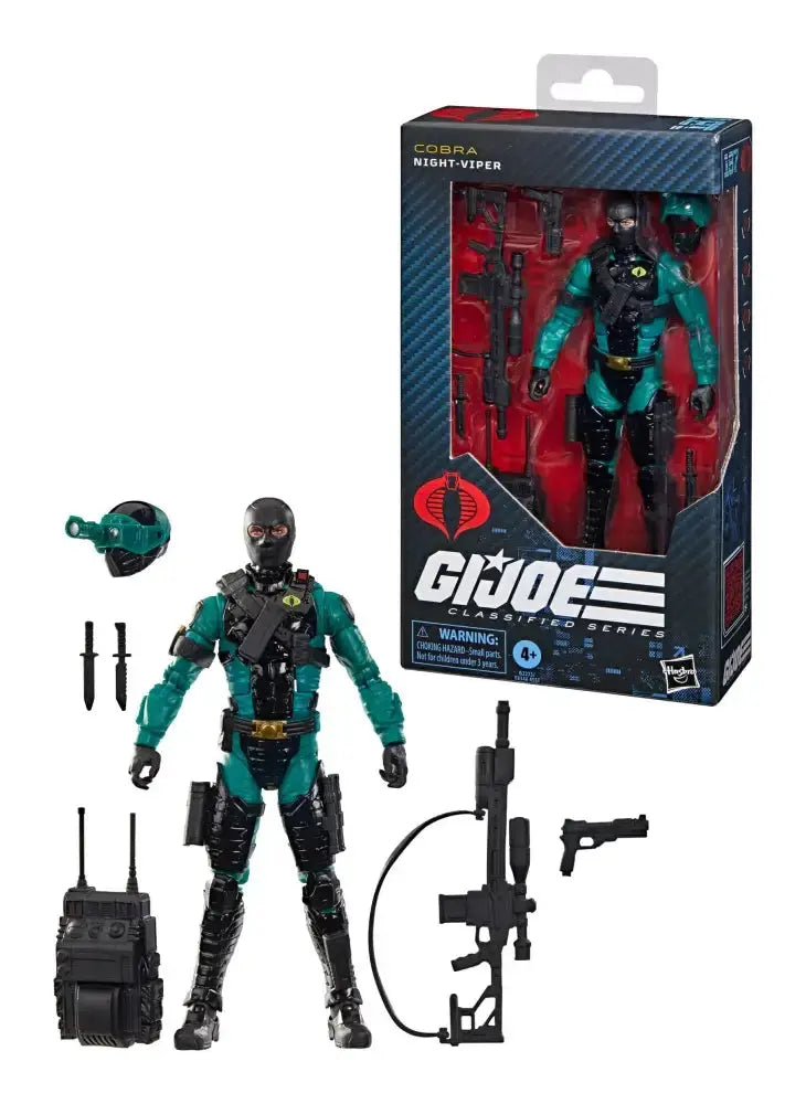 G.I. Joe Night-Viper Classified Series figurine 15cm Hasbro