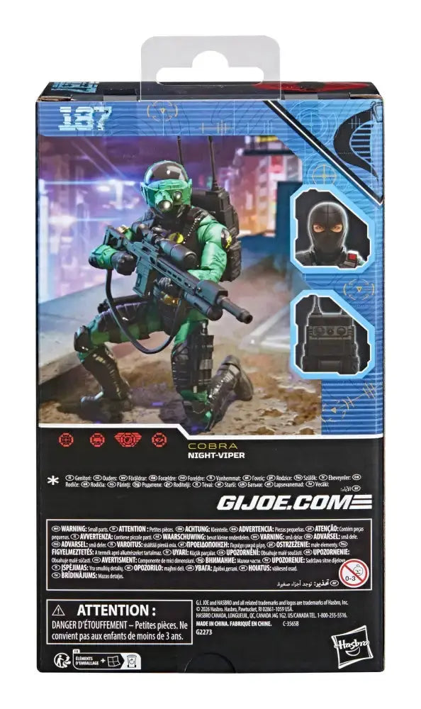 G.I. Joe Night-Viper Classified Series figurine 15cm Hasbro