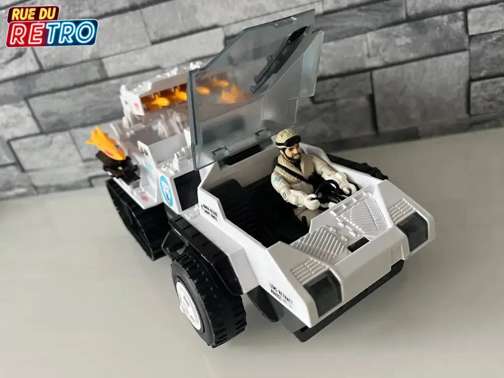G.I JOE SNOW CAT + FROSBITE 1985 Heros Sans Frontières Boîte FR Figurine et Véhicule pour Figurines